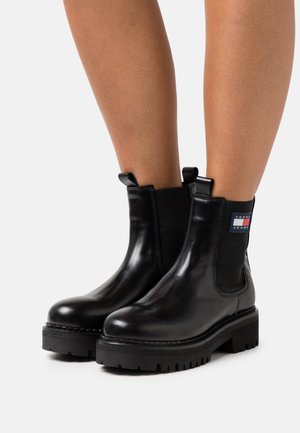 Tommy Jeans, Bottines à plateau - black