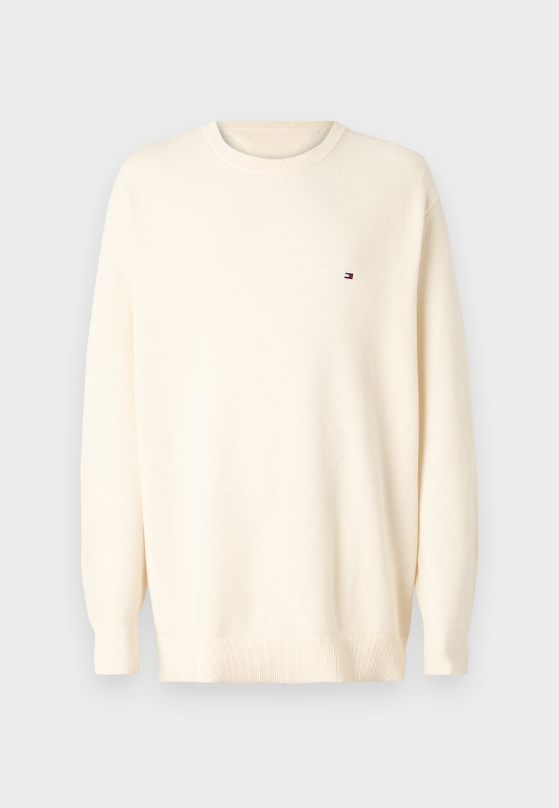 Tommy Hilfiger ESSENTIAL STRUCTURE CREW NECK - Jumper - ivory petal
