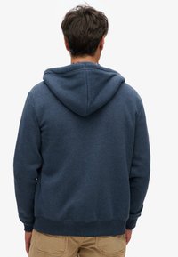 Superdry & Co ESSENTIAL LOGO HOOD TRACK  - Sudadera con cremallera - blau