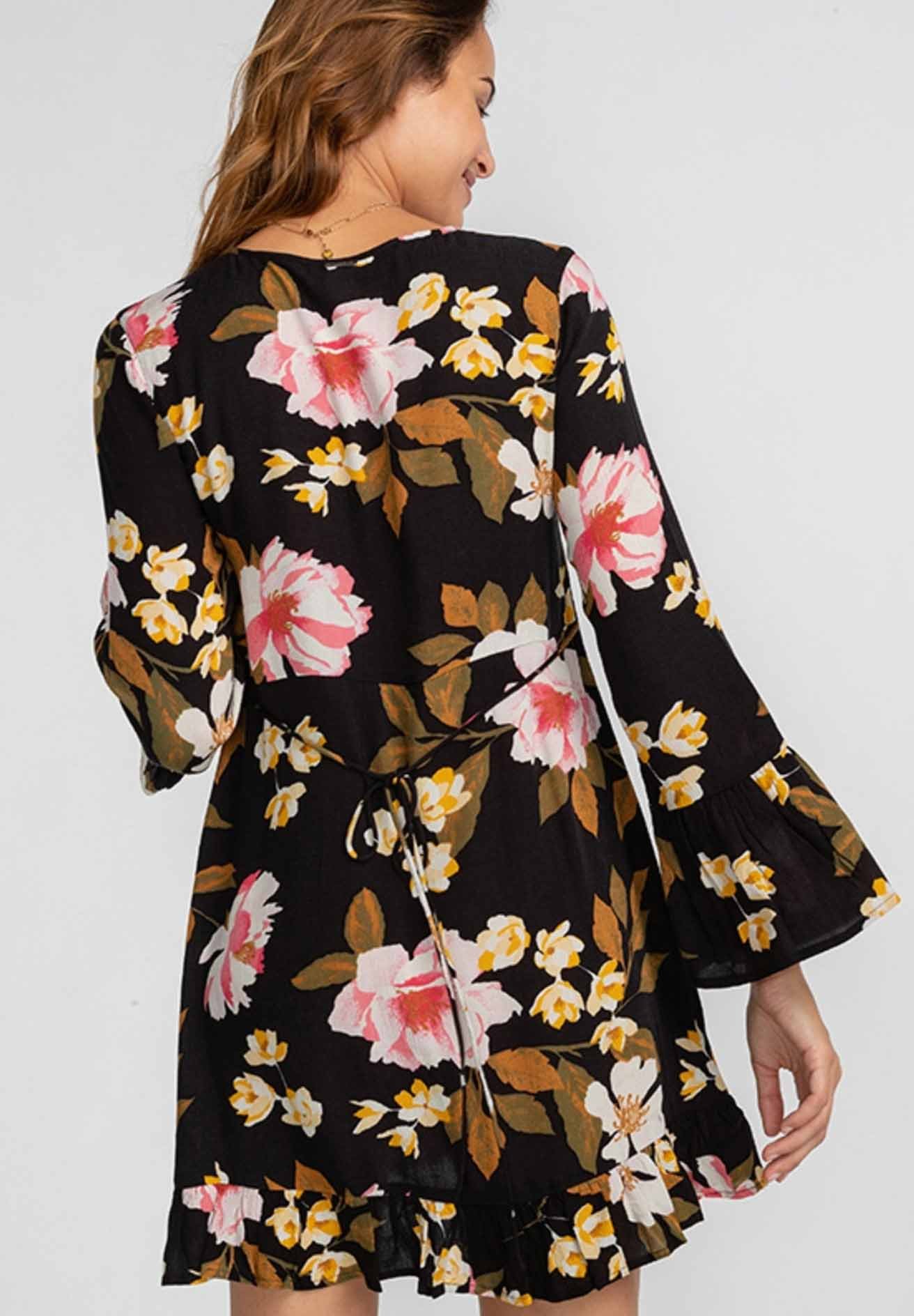 Billabong Vestido informal - black/gris jaspeado - Zalando.es