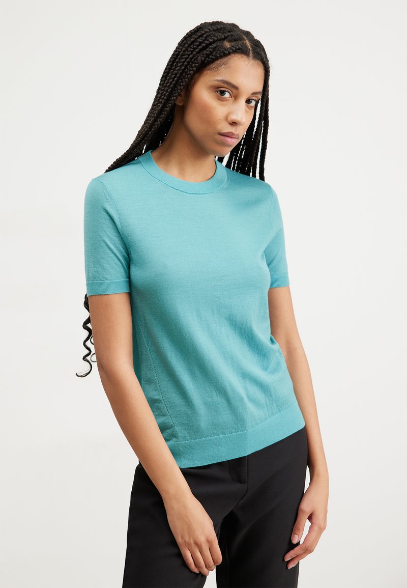 BOSS FALYSSIASI - T-shirt basic - open blue