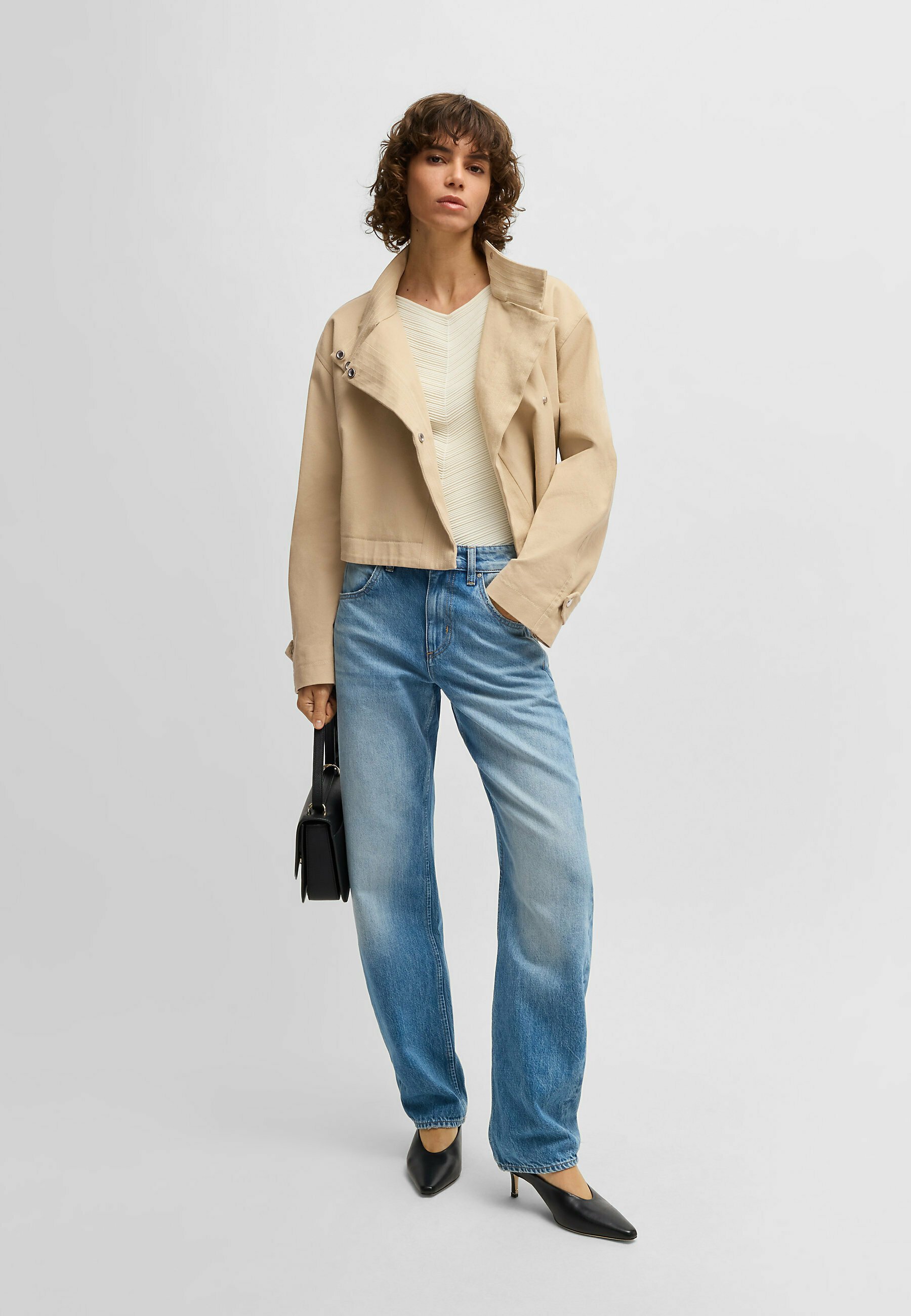 digne summer jacket cream 美品 digne summer jacket cream ノーカラー 2024ss digne summer
