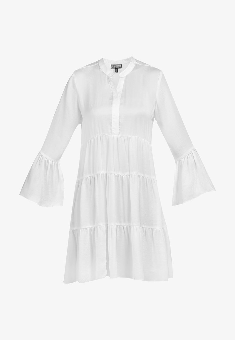 Dreimaster Dreimaster Tunikakleid Tunika Weiss Weiss Zalando De