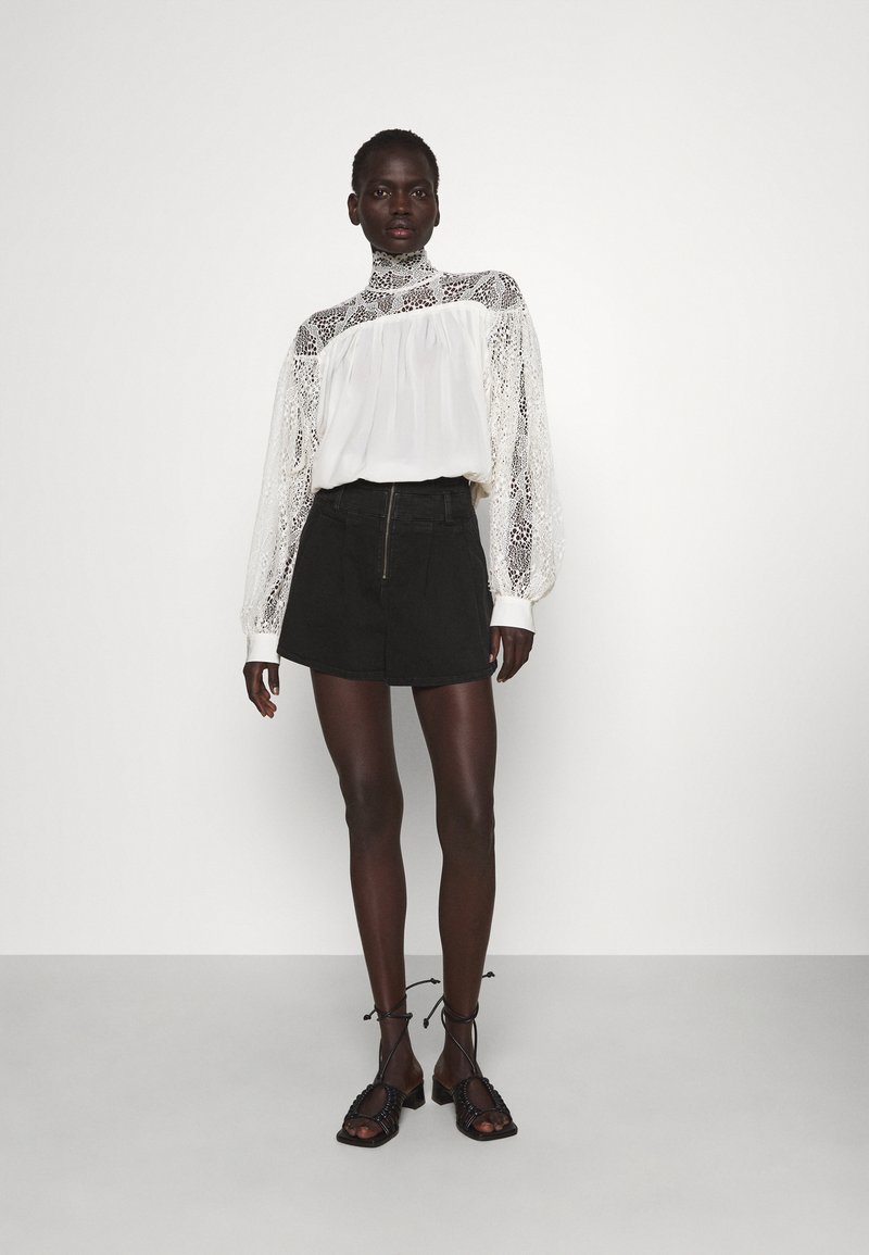 Damen Bekleidung | Iro TOCEY Jeans Shorts used black/black denim - IA93279 Damen Bekleidung | Iro TOCEY Jeans Shorts used black/black denim - IA93279