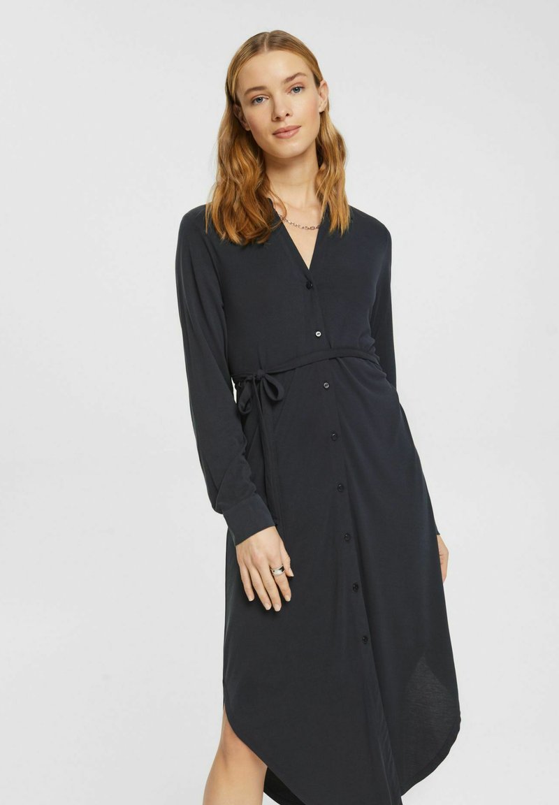 Esprit Shirt dress black Zalando.co.uk