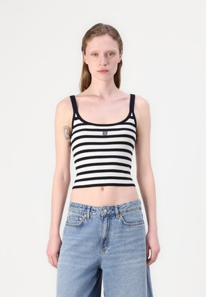BAIGNEUR - Top - ecru/navy