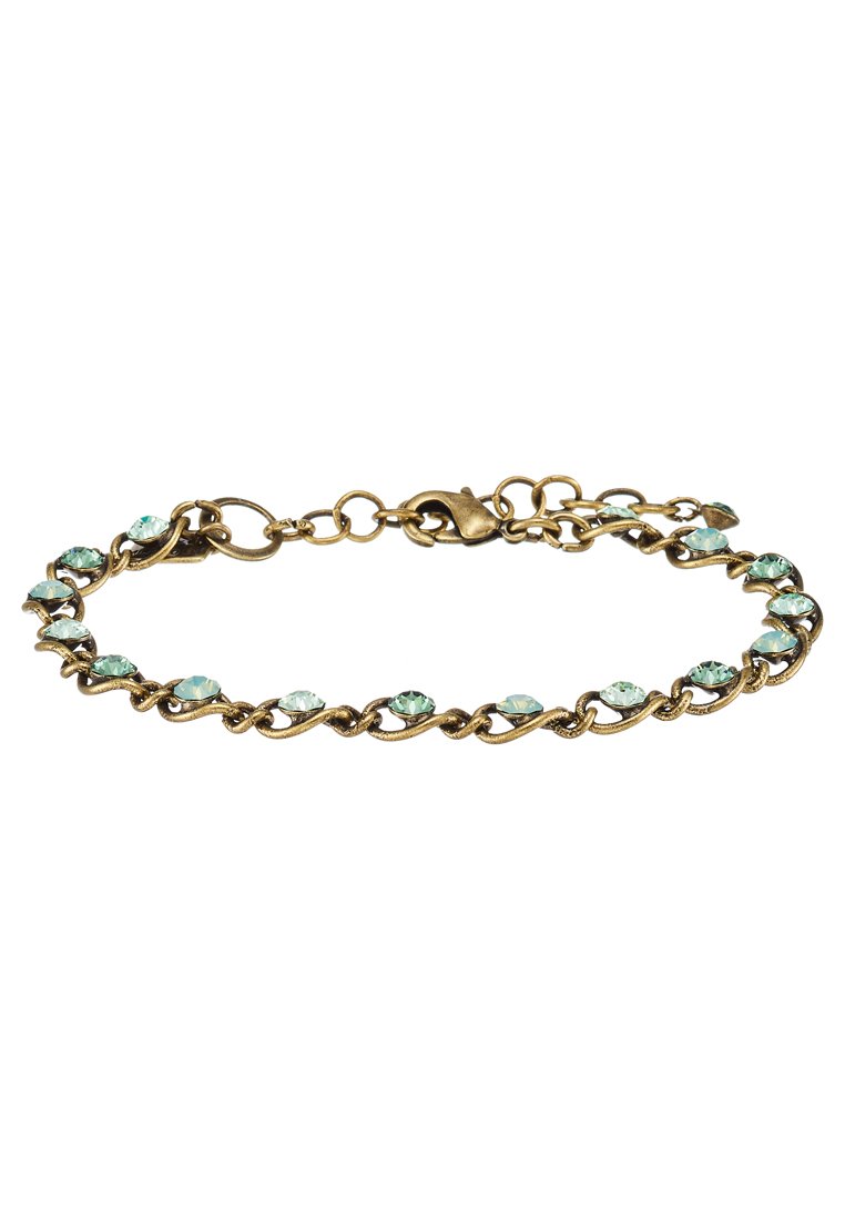 Konplott Armband Armkette Magic Fireball green crystal antique brass Konplott Armband Armkette Magic Fireball green crystal antique brass
