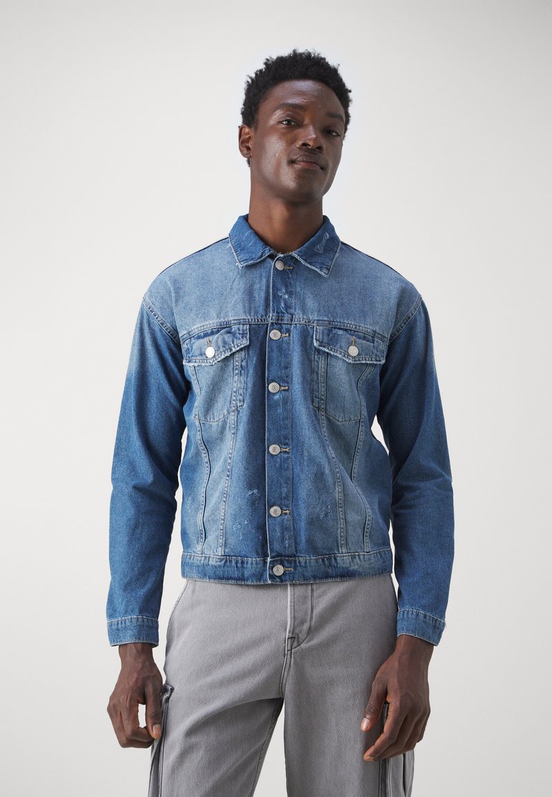 Only & Sons - ONSJUST BOX JACKET - Džínová bunda - light blue denim, Zvětšit