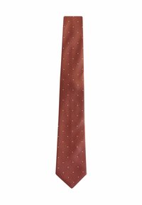 Next TEXTURED WITH 2 PACK REGULAR - Tie - rust orange floral polka dot