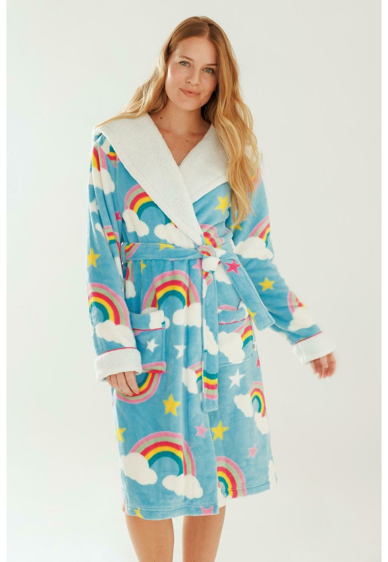 Chelsea Peers FLUFFY Dressing gown blue Zalando.de