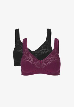 Cellbes of Sweden, 2-PACK - Bustier - plum/black