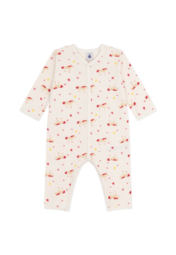 BÉBÉ DORS BIEN SANS PIEDS COTE HORSES UNISEX - Pyjamas - milk