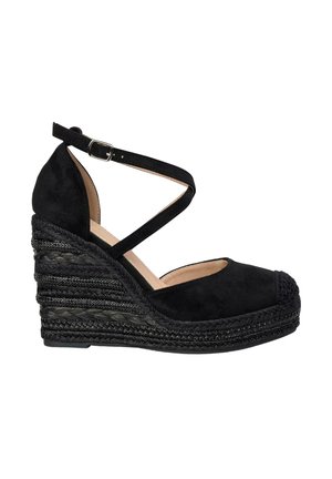 Scarpe con plateau - black