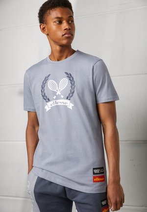 TAZENNIS - T-shirt con stampa - light blue