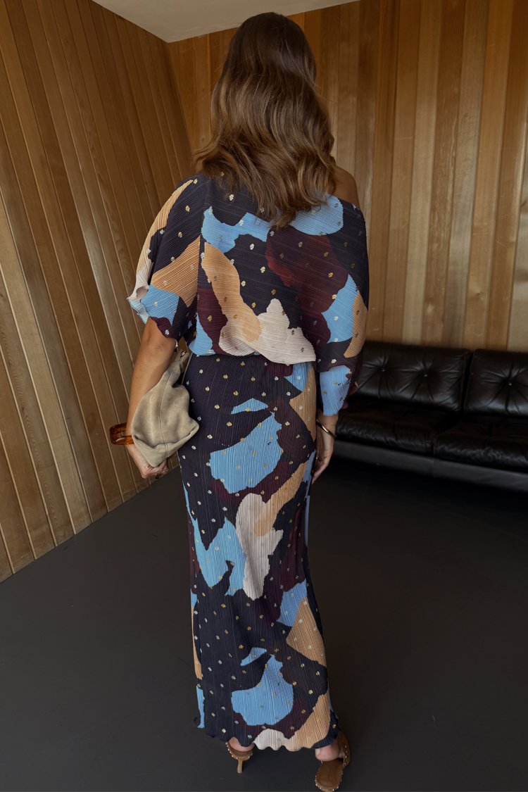 Never Fully Dressed TILLY DRESS - Maxi dress - blue/black/blue - Zalando.ie