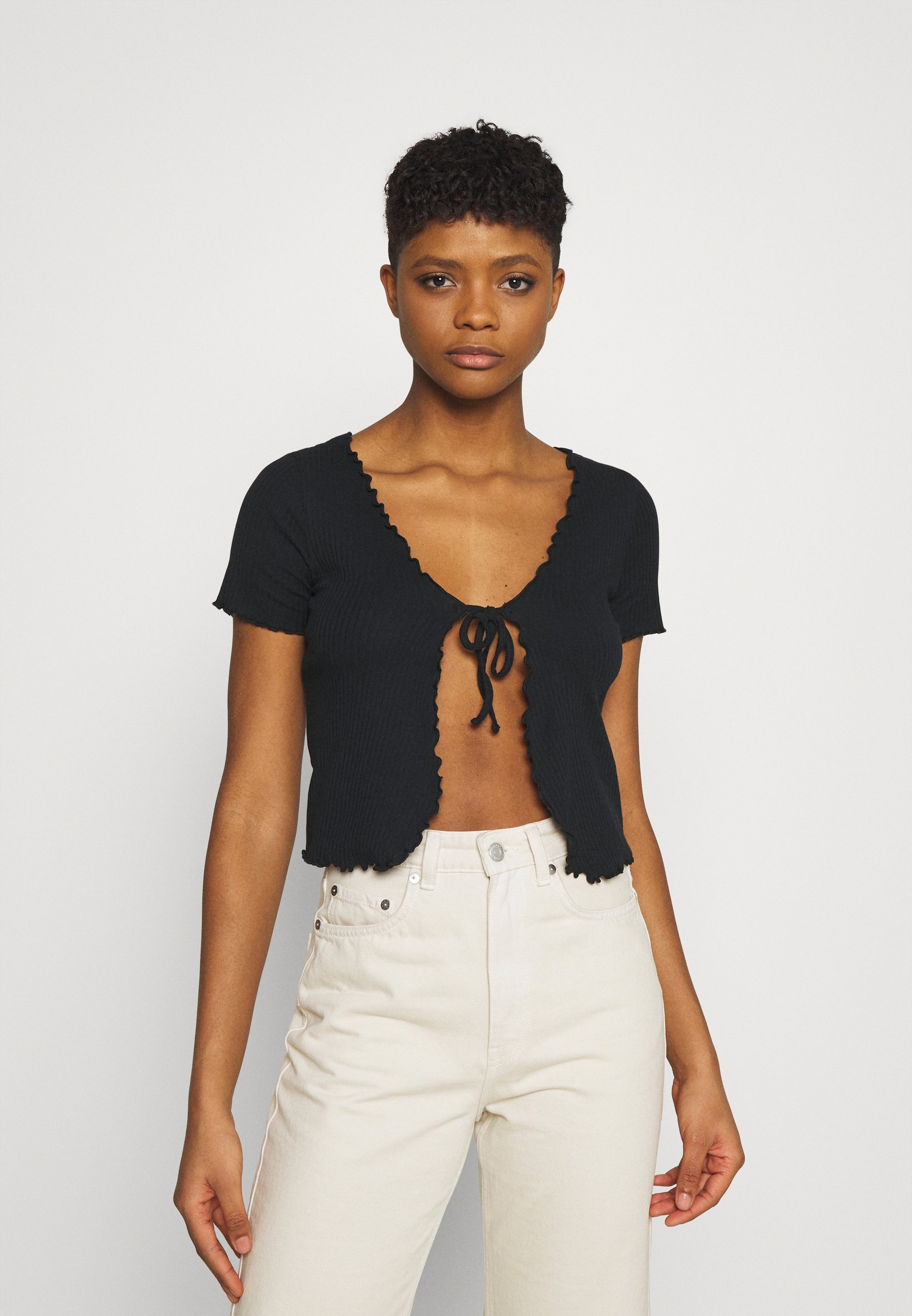 urban outfitters tie front cardigan