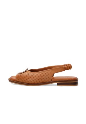 VENEZIA, SANDALS - Talons hauts à bout ouvert - brown