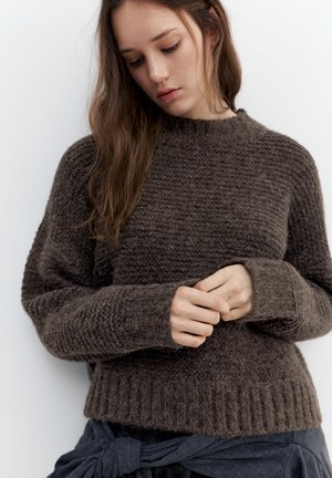 CHUNKY - Pulover - brown