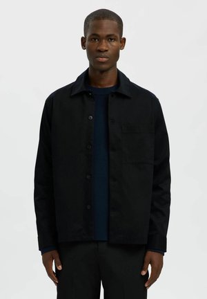 SLHTATE HEAVY OVERSHIRT - Leichte Jacke - black