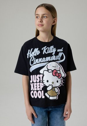 Name it, T-SHIRT HELLO KITTY - T-shirt print - black