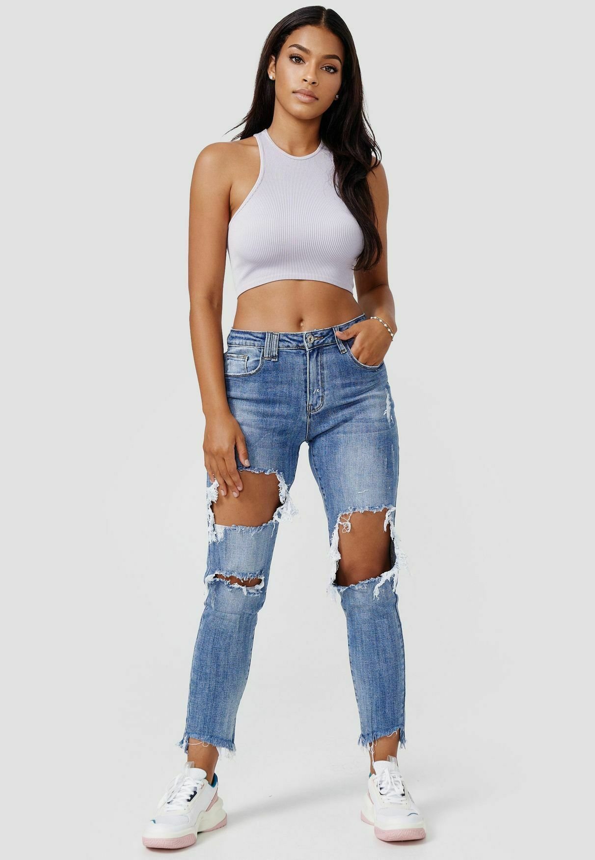 HELLO MISS MOM - Slim fit jeans 