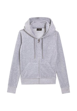 Juicy Couture ROBERTSON - Zip-up sweatshirt - silver marl