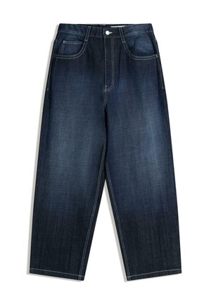 SUPER WITH STUDDED PATCH  - Egyenes szárú farmer - royal blue