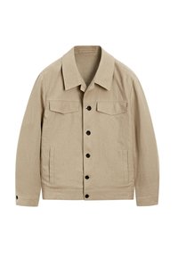 TOTAL LOOK WITH FLAP POCKETS - Giacca leggera - beige