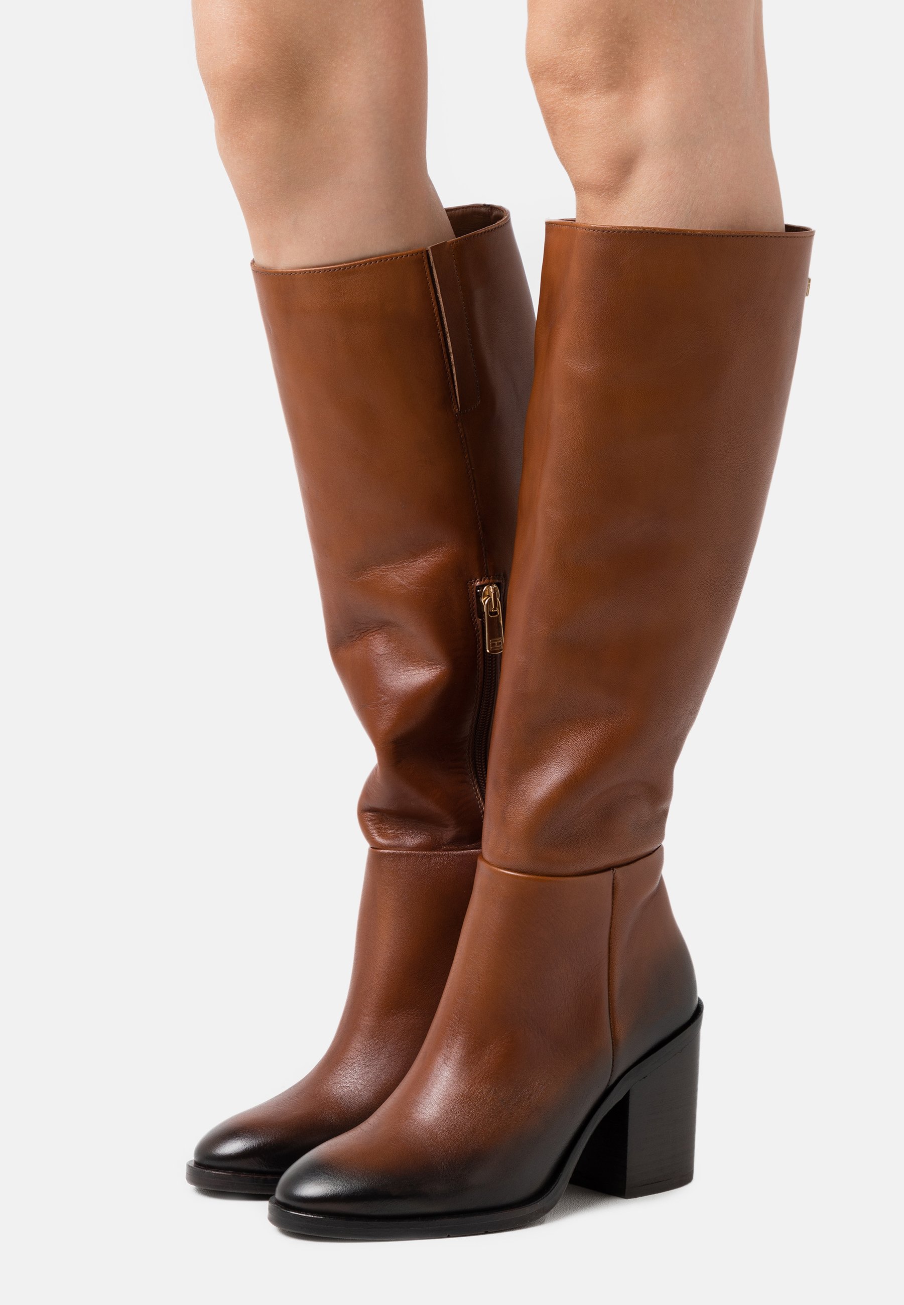 Tommy Hilfiger Hoge laarzen , Zwart, Dames - Schoenen.nl