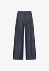 MWDAZZIE HIGH WIDE PANT - Broek - dark blue wash