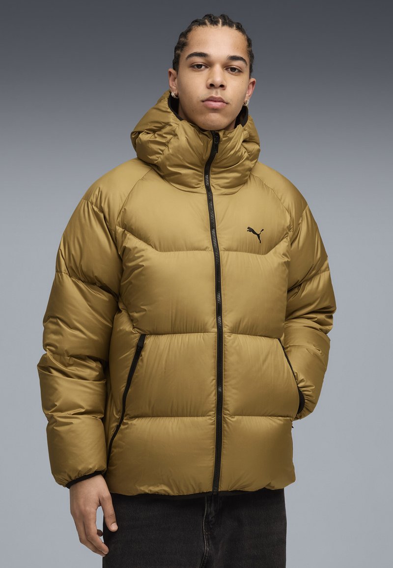 Puma PUFFER MIT KAPUZE - Bunda z prachového peří - honey butter
