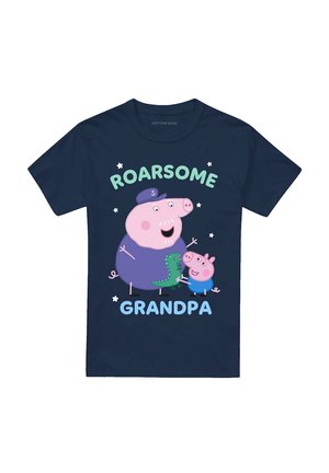 PEPPA PIG ROARSOME GRANDPA - T-Shirt print - dark blue