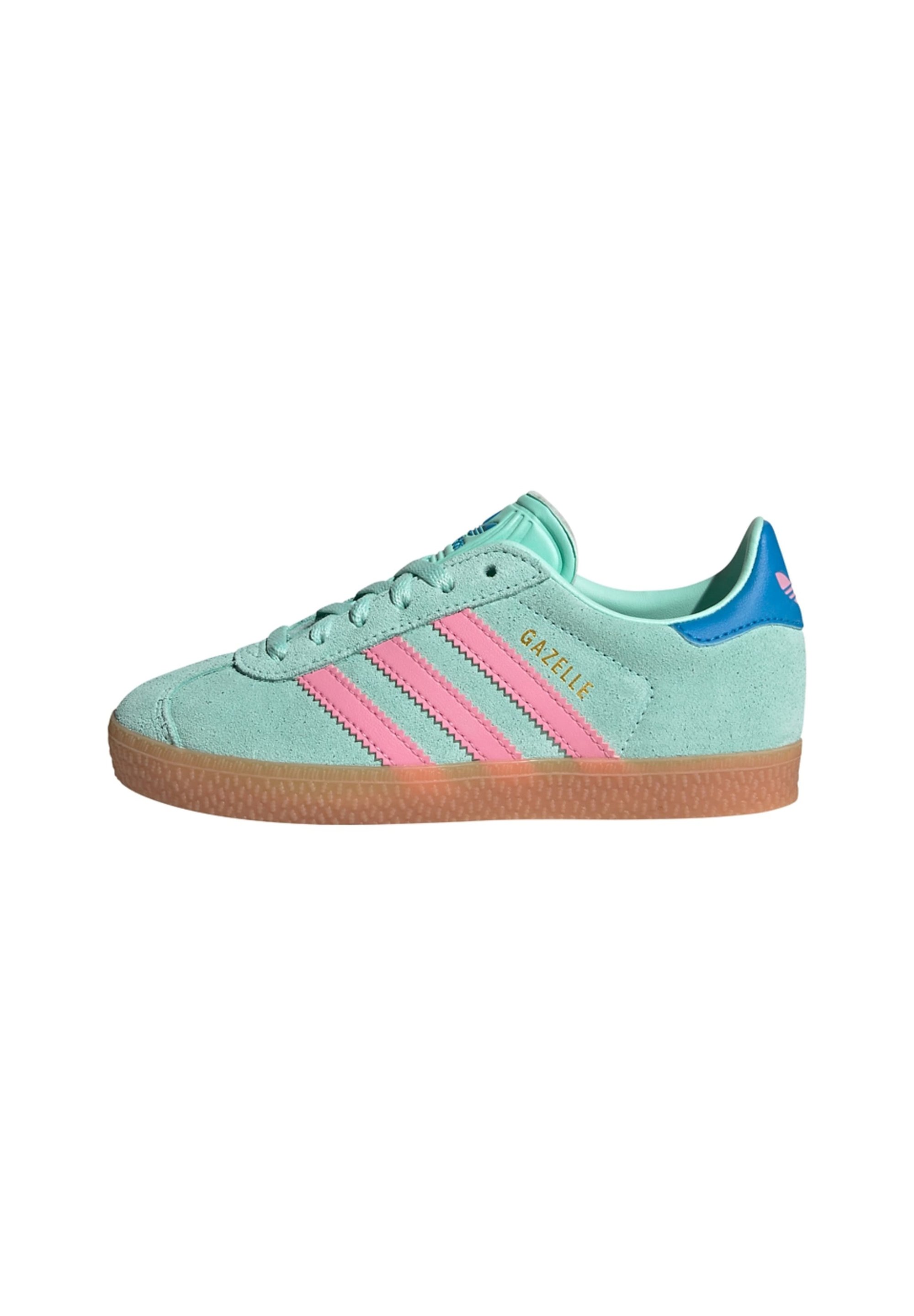adidas Originals GAZELLE KIDS - Trainers - clear mint bliss pink bright blue/mint  - Zalando.ie