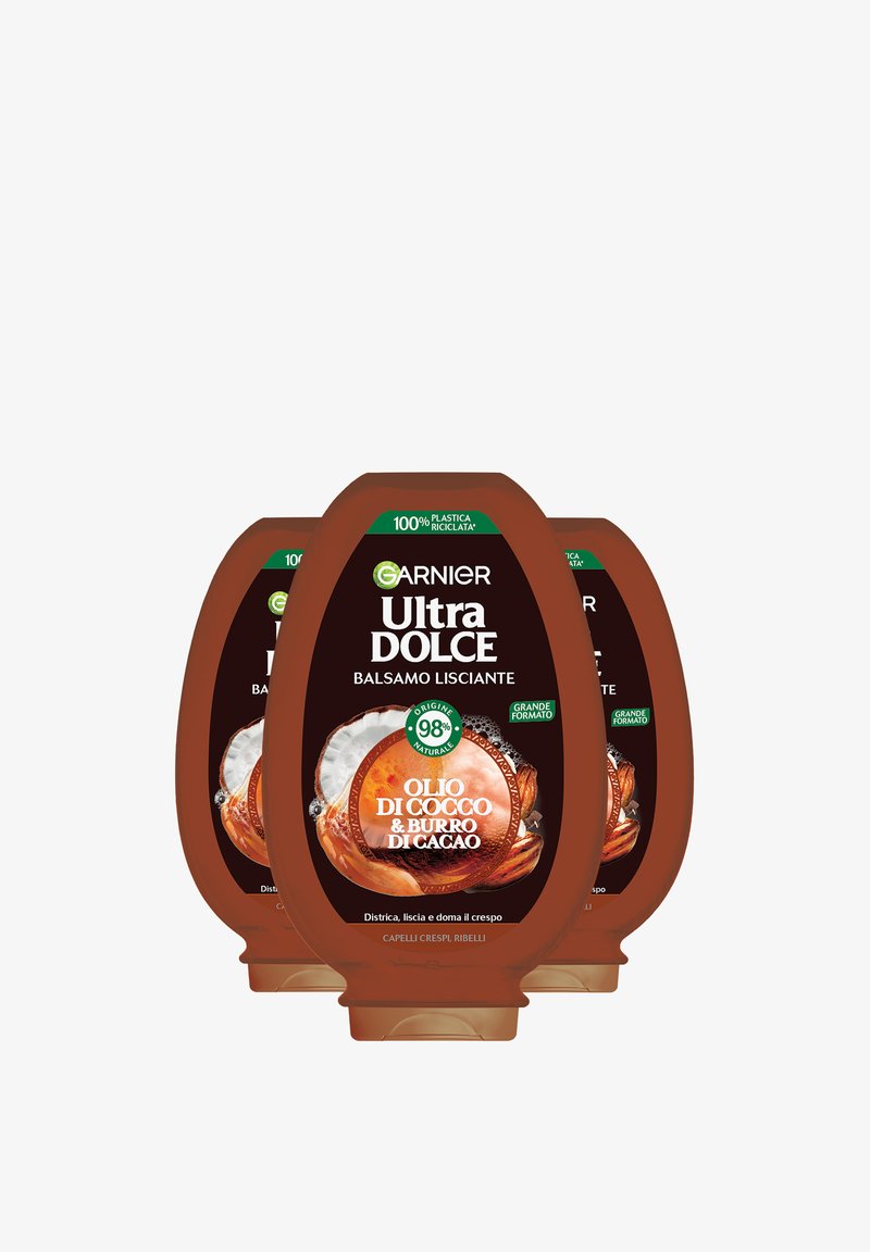 Garnier - BALSAMO ULTRA DOLCE OLIO DI COCCO E BURRO DI CACAO, BALSAMO PER CAPELLI CRESPI, 360 ML - 3 PACK - Balsamo, Ingrandire
