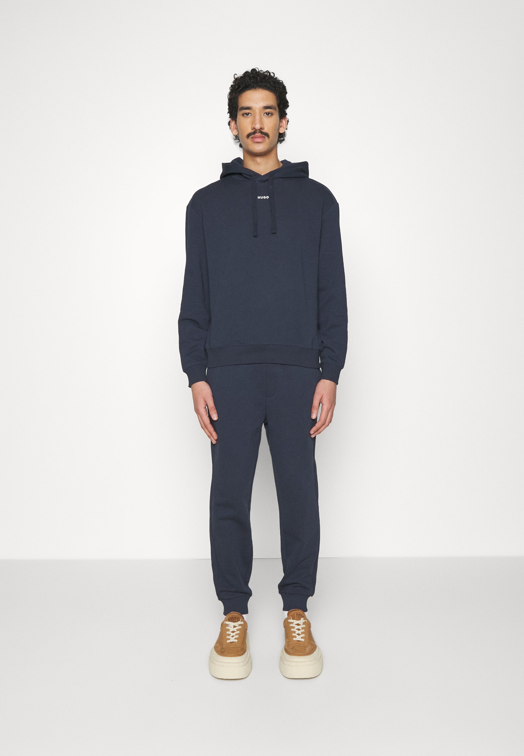 HUGO Dem Maglia Di Tuta Uomo - Felpa Con Cerniera 100% Cotone