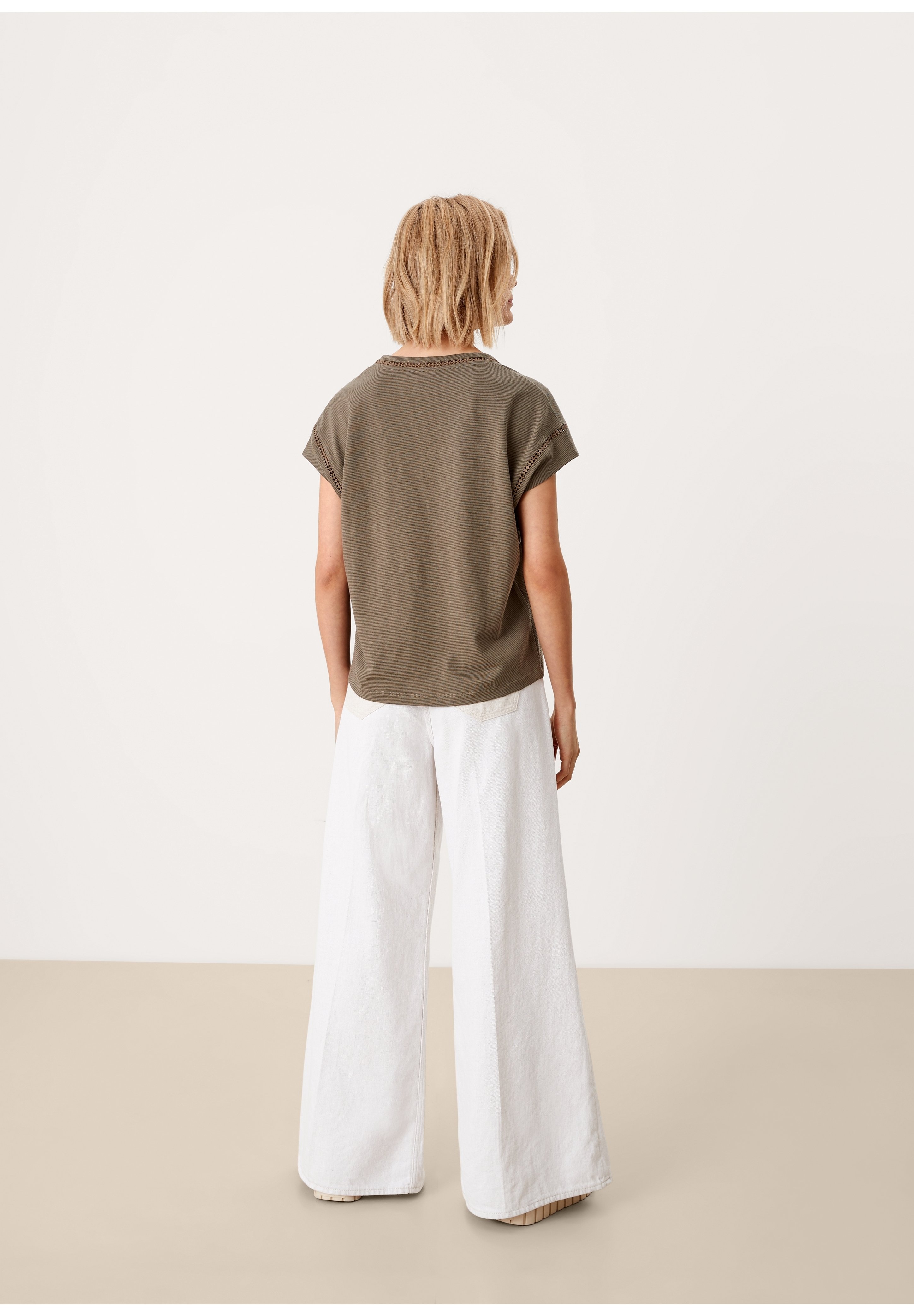s.Oliver Basic T-shirt - dusty olive/green - Zalando.de