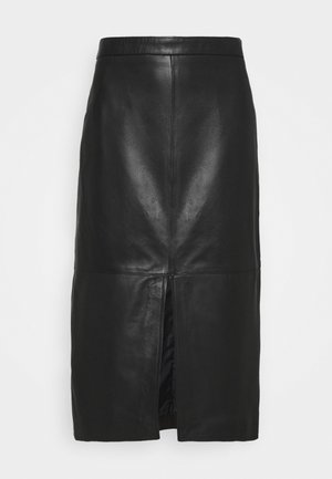 SINEM MIDI SKIRT - Pennkjol - black