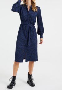 WE Fashion Skjortklänning - raw denim