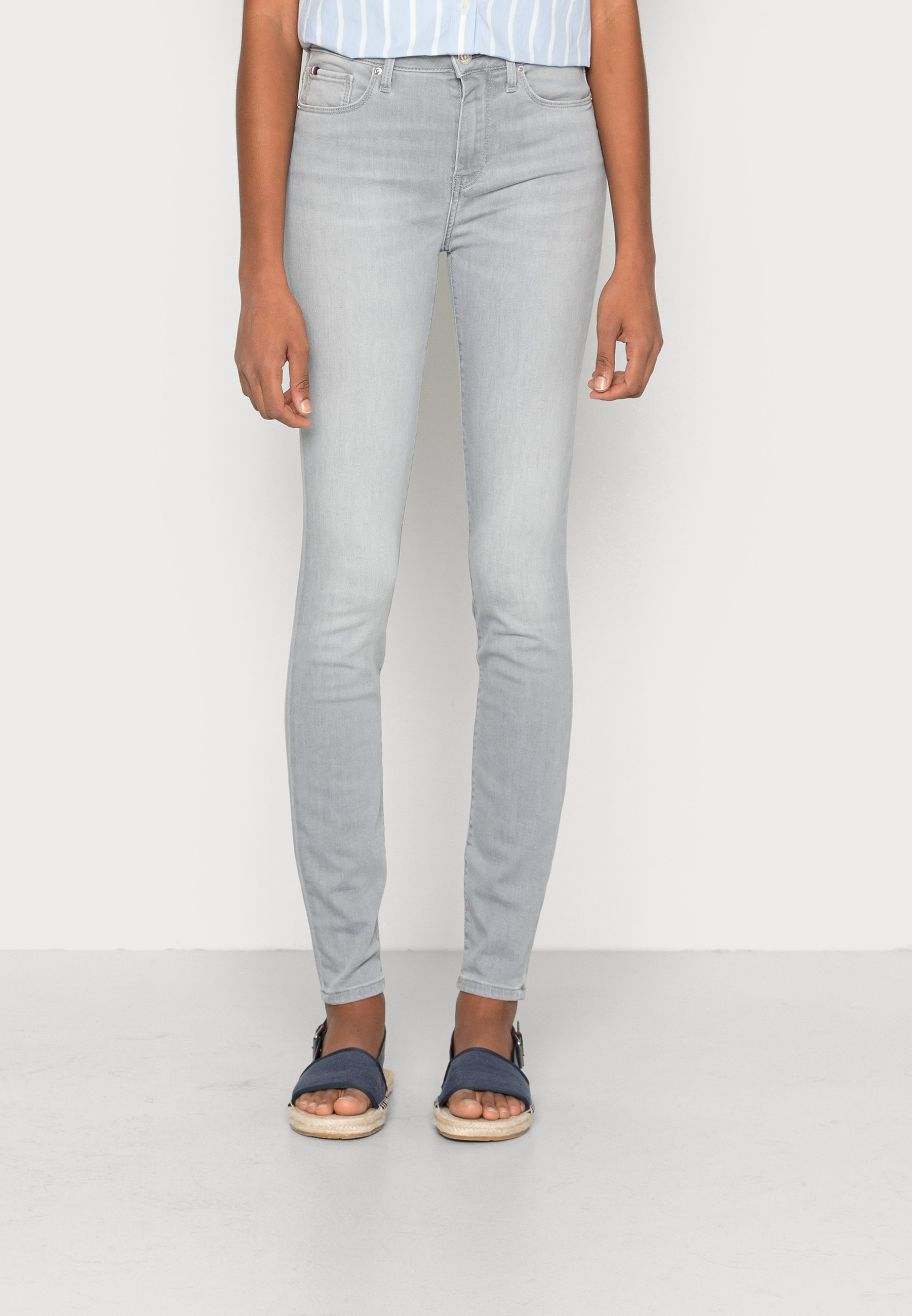 Tommy Hilfiger COMO SKINNY - Jeans Skinny Fit - grey denim/grigio denim -  Zalando.it
