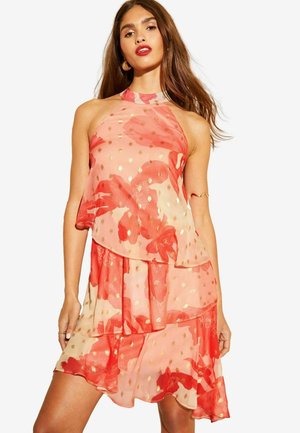 Lipsy HALTERNECK  PETITE  - Rochie de zi - red polka dot