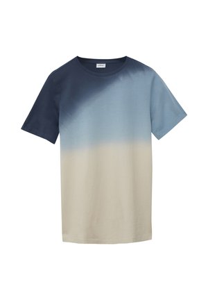 MIT FARBVERLAUF - T-Shirt print - hellblau