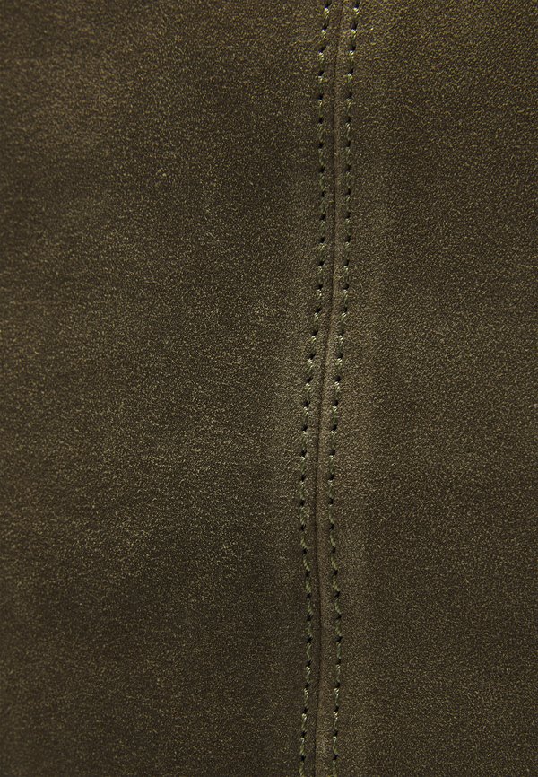 LEATHER - Tote bag - khaki3