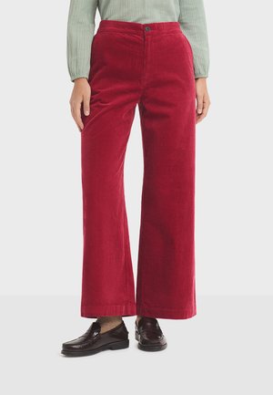 SLACKS  - Trousers - deep red