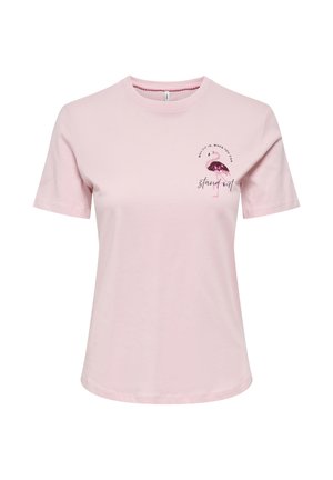 SS TEE - T-shirt con stampa - rosy touch
