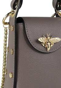DrachenLeder Handtas - braun taupe