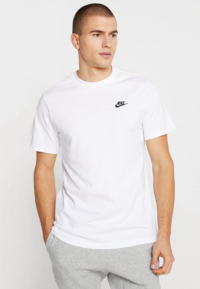 CLUB TEE - T-shirt basique - white/black
