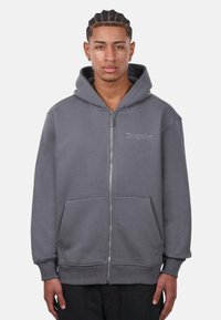 Dropsize Majica s kapuljačom i patentnim zatvaračem - steel grey