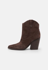 JALELLA2 - Gležnjače s visokom petom - brown