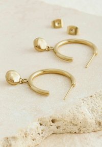Next SEMI PRECIOUS HOOP - Ohrringe - gold tone