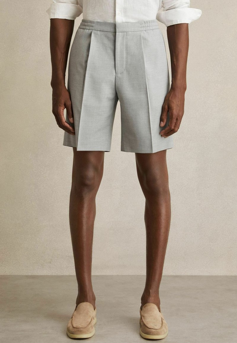 Reiss REGULAR FIT -  DRAWSTRING - Pantaloni scurți - soft grey